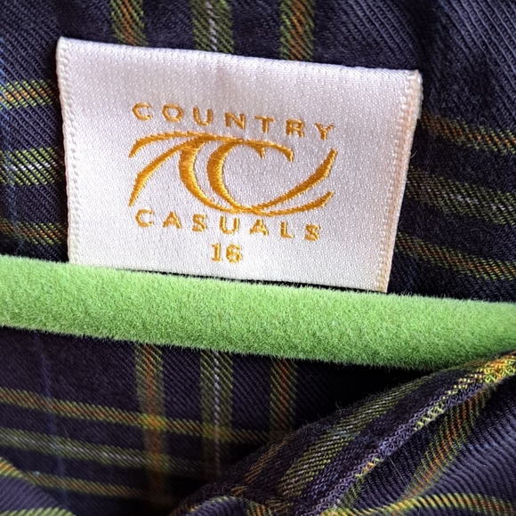 Vintage plaid skirt and tank set - Picture 6 of 9